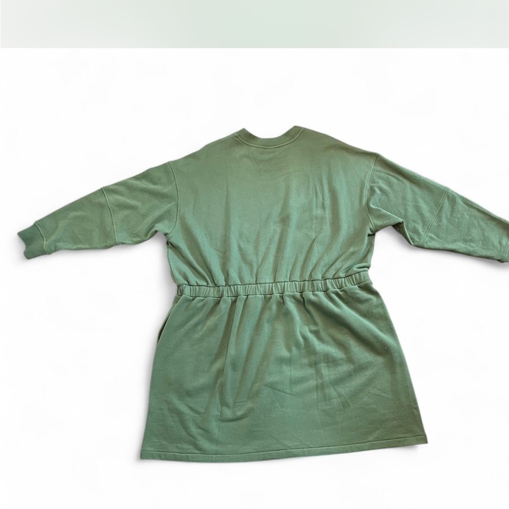 Amazon Essentials Green Crew Neck Sweatshirt Dres… - image 2